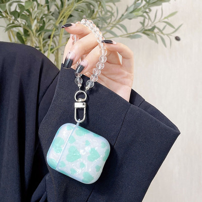Dreamy Butterfly Shell Breloc Brățară Decorați Husă pentru AirPods 1 2 Pro pentru Airpods 3 Husă drăguță, moale, rezistentă la șocuri