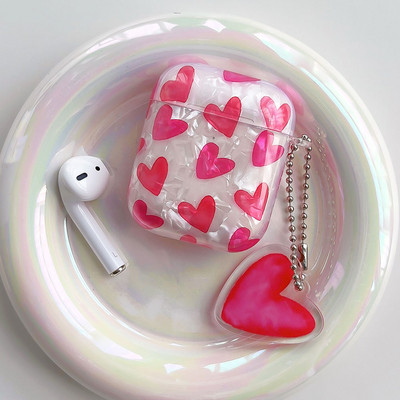 Dreamy Butterfly Shell Breloc Brățară Decorați Husă pentru AirPods 1 2 Pro pentru Airpods 3 Husă drăguță, moale, rezistentă la șocuri