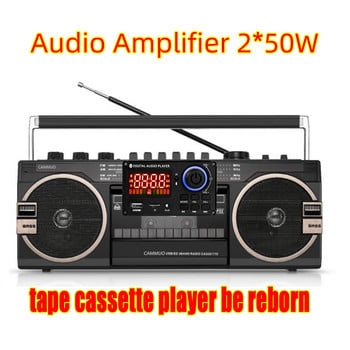 Ενισχυτής 50W DC 8-24V DIY Πλακέτα αποκωδικοποιητή MP3 Bluetooth 5.0 Συσκευή αναπαραγωγής MP3 αυτοκινήτου USB FM LINE IN Handsfree Έλεγχος έντασης ήχου εγγραφής κλήσεων