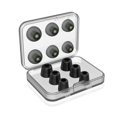 Nauji bičių triukšmą izoliuojantys patogūs atminties putplasčio ausų antgaliai SML dydžio silikoniniai ausų pagalvėlės Ausinių pagalvėlės Ausinės, skirtos ausinėse