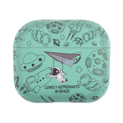 Airpods Pro 2 vāciņš Airpods 3 3. 1 paaudzes austiņu maciņš Airpods Silikona TPU Cute Cartoon Space Ship austiņas
