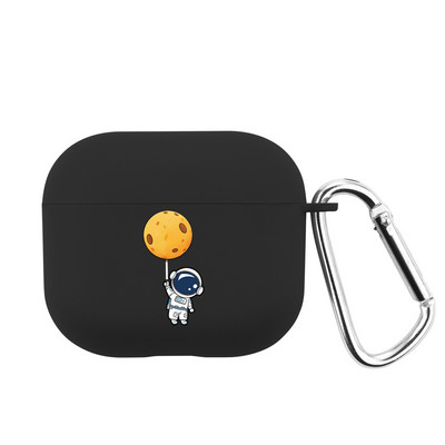 Airpods Pro 2 vāciņš Airpods 3 3. 1 paaudzes austiņu maciņš Airpods Silikona TPU Cute Cartoon Space Ship austiņas