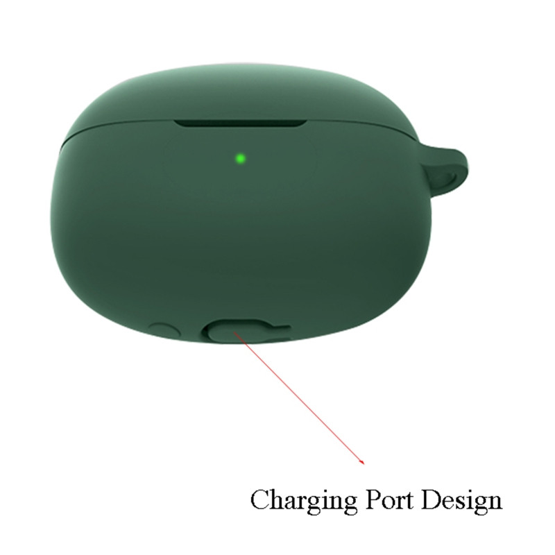 Minkštas silikoninis nešiojimo dėklas, atsparus smūgiams, suderinamas su „Xiaomi Buds 3T Pro“ ausinėmis, atsparus dulkėms, plaunamas įkrovimo dėžutės įvorė