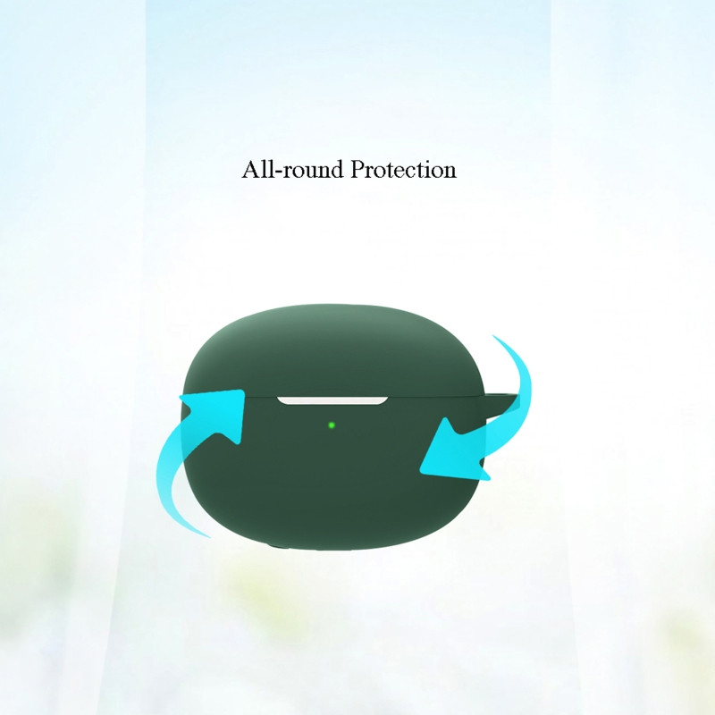 Minkštas silikoninis nešiojimo dėklas, atsparus smūgiams, suderinamas su „Xiaomi Buds 3T Pro“ ausinėmis, atsparus dulkėms, plaunamas įkrovimo dėžutės įvorė