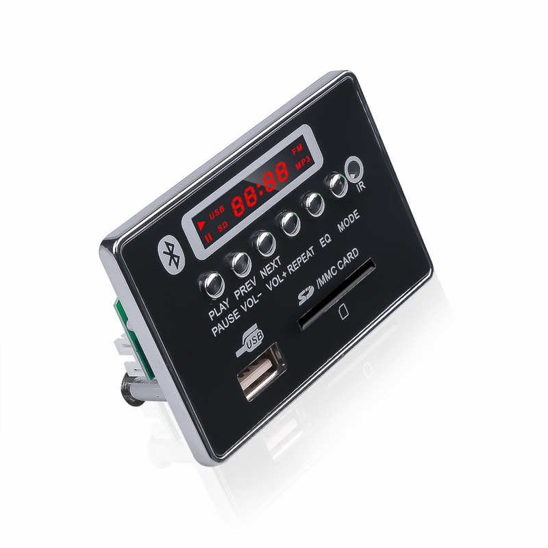 kebidu belaidis automobilinis USB MP3 grotuvas Integruotas Bluetooth laisvų rankų įrangos MP3 dekoderio plokštės modulis su nuotolinio valdymo pultu USB Aux radijas