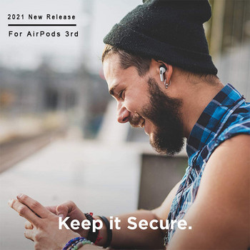 2021 Για Airpods 3 κάλυμμα δέρματος σιλικόνης EarTips Earpads για Apple AirPods 3ης γενιάς Ear Tips Buds Θήκη αξεσουάρ ακουστικών