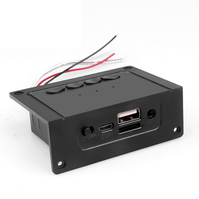 kebidu laisvų rankų įranga 5V Mini MP3 dekoderio plokštės palaikymas Skambutis Bluetooth 5.0 dekodavimo modulis MP3 WAV AUX TF kortelė USB 2*5W stiprintuvas