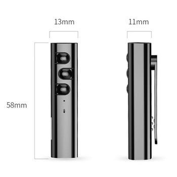 Mini Lavalier Type Bluetooth MP3 Player Portable HiFi Car Music Player With Card Slot .5 AUX Audio Sport Music