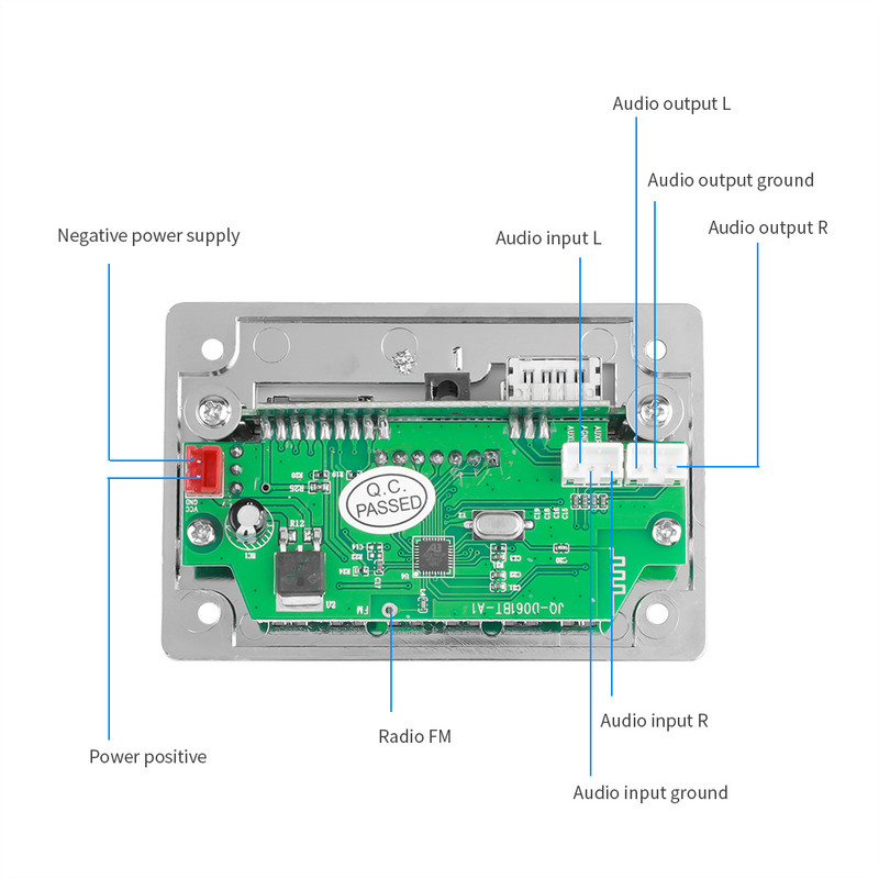 5V 12V auto MP3 prehrávač Bluetooth MP3 dekodér dekódovacia doska modul diaľkovej dosky podpora TF USB FM rekordér hovory handsfree