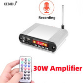 DC 5V 12V 15W stiprintuvas MP3 WMA dekoderio plokštė Bluetooth 5.0 MP3 grotuvas DIY Shell Box palaikymas USB TF FM garso modulio įrašymas