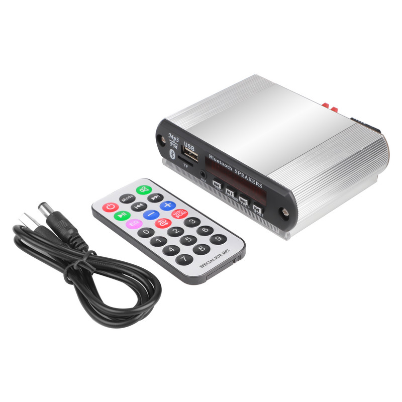 DC 5V 12V 15W stiprintuvas MP3 WMA dekoderio plokštė Bluetooth 5.0 MP3 grotuvas DIY Shell Box palaikymas USB TF FM garso modulio įrašymas