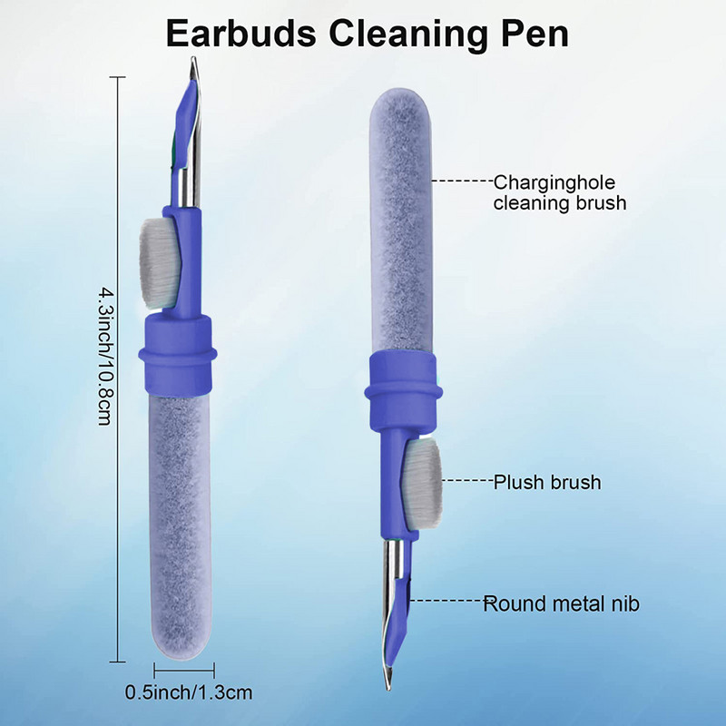 Tīrīšanas komplekts Airpods Pro 3 2 1 Austiņu tīrīšanas pildspalvu birste Bluetooth austiņu korpusa tīrīšanas rīki Xiaomi Airdots Lenovo X16