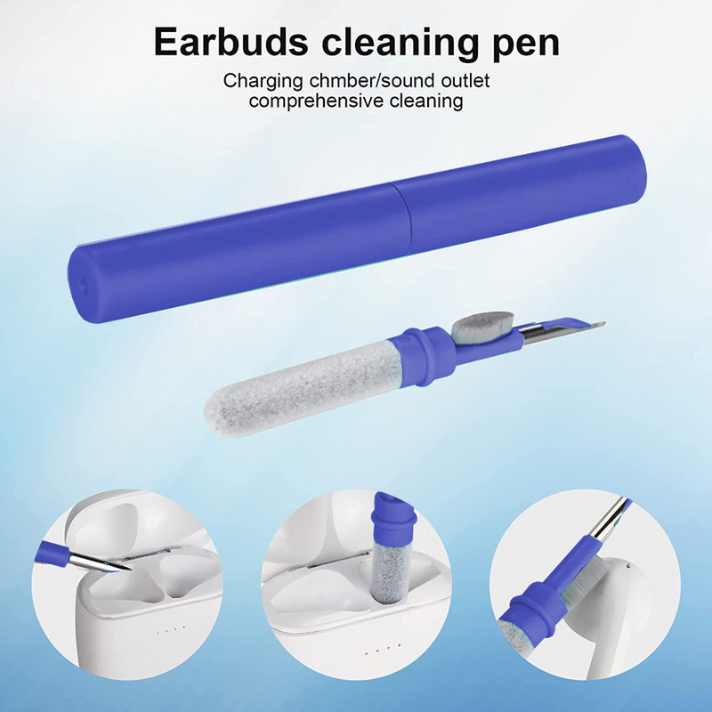 Tīrīšanas komplekts Airpods Pro 3 2 1 Austiņu tīrīšanas pildspalvu birste Bluetooth austiņu korpusa tīrīšanas rīki Xiaomi Airdots Lenovo X16
