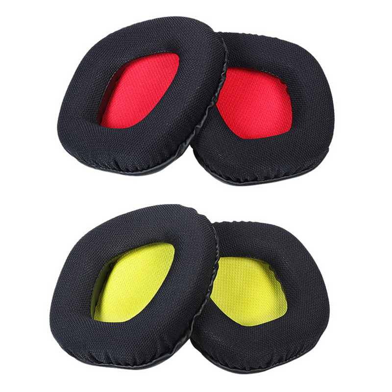 Ausu aizbāžņi/galvas stars priekš Corsair VOID PRO RGB USB spēļu austiņas Mīkstas putas ausu spilventiņi Korpusa vāciņš Sūklis Ausu spilventiņi Spilveni Austiņas