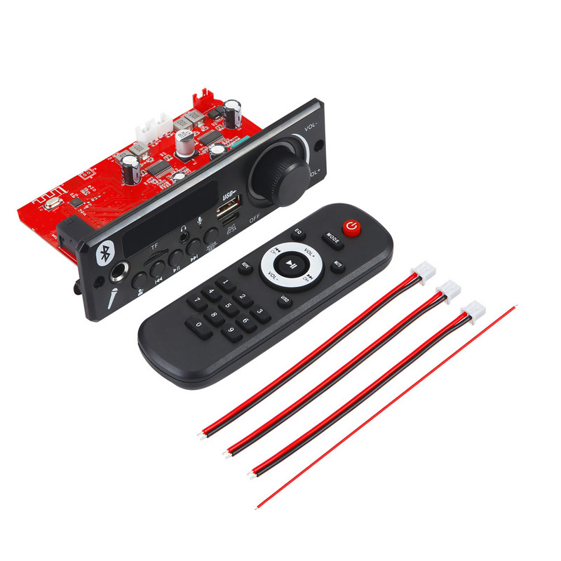 2*80W 160W Bluetooth MP3 Placă de decodor Amplificator MP3 Music Player Modul radio FM pentru mașină TF USB Microfon Înregistrare Apel Mâini libere