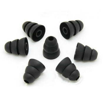 20 τμχ Ακουστικά με τριπλή φλάντζα Ακουστικά Ακουστικά Ακουστικά Μύτες Αυτιών Τζελ Μπουμπούκι για Εσωτερική Διάμετρος 4mm-5mm Ακουστικά Ακουστικά μέσα στο αυτί Αξεσουάρ