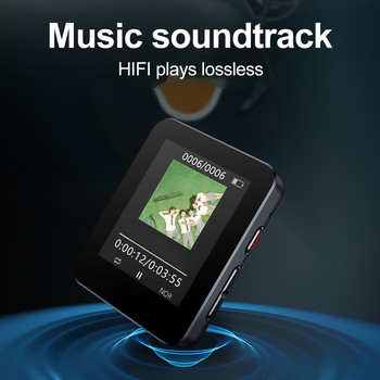 MP3 музикален плейър Walkman Вграден високоговорител Преносим MP4 плейър Запис Будилник Възпроизвеждане на видео с микрофон