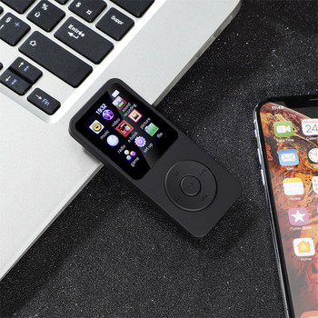 Mini Walkman MP3 Player 1,8 ιντσών Πολυγλωσσική Bluetooth 5.0 Music Student MP3 MP4 Player USB 2.0 3,5mm Jack for Windows