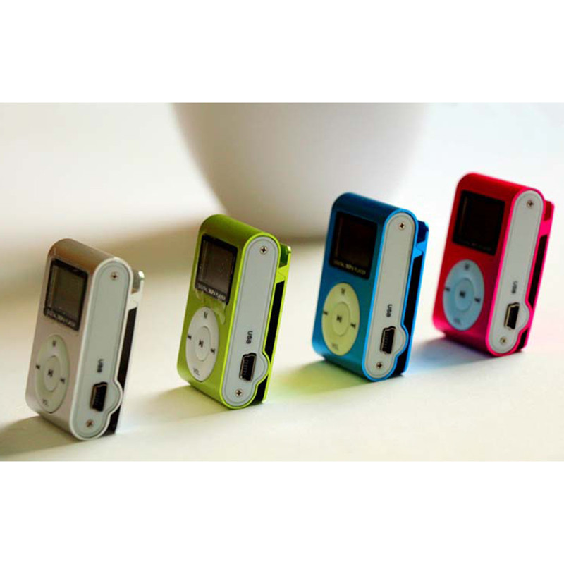 Mini Mp3 player USB Clip Glazbeni playeri LCD zaslon Podrška 32gb Micro SD Tf kartica Sportski glazbeni player Modni Walkman na zalihi