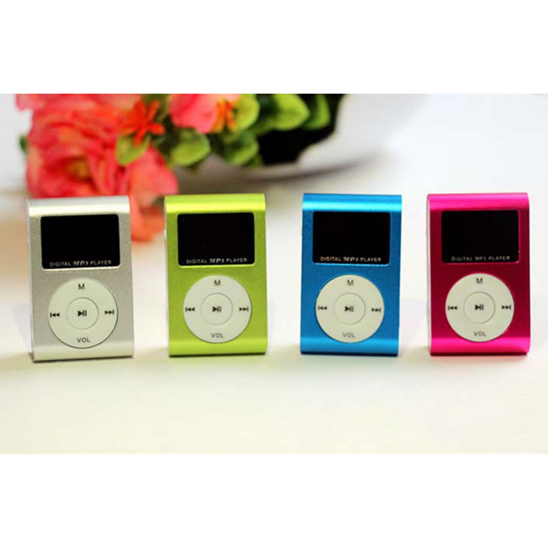 Mini Mp3 player USB Clip Glazbeni playeri LCD zaslon Podrška 32gb Micro SD Tf kartica Sportski glazbeni player Modni Walkman na zalihi