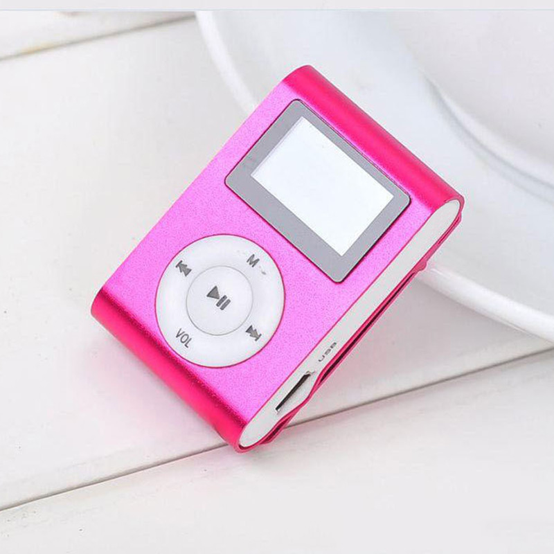 Mini Mp3 player USB Clip Glazbeni playeri LCD zaslon Podrška 32gb Micro SD Tf kartica Sportski glazbeni player Modni Walkman na zalihi