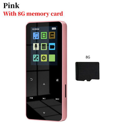 Bluetooth 5.0 MP4 Player MP3 Touch Walkman USB 2.0 MP5 Player muzical Radio FM Recorder Transmisie e-book cu card de memorie
