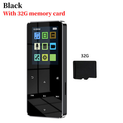 Bluetooth 5.0 MP4 Player MP3 Touch Walkman USB 2.0 MP5 Player muzical Radio FM Recorder Transmisie e-book cu card de memorie