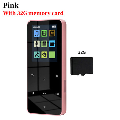 Bluetooth 5.0 MP4 Player MP3 Touch Walkman USB 2.0 MP5 Player muzical Radio FM Recorder Transmisie e-book cu card de memorie