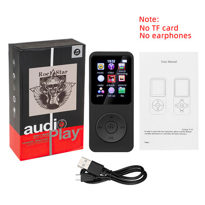Ecran color de 1,8 inci Mini player MP3 Bluetooth E-book Sport MP3 MP4 Radio FM Walkman Playere muzicale pentru studenți pentru Win8 XP VISTA