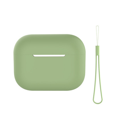 Za Airpods Pro 2 Silikonsko kućište s uzicom Obična boja Poklopac za slušalice Za Apple Air Pod Pro 2 Generation Pro2 2022 Futrola Funda