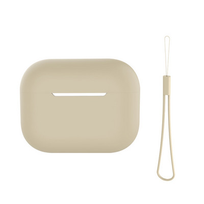 Za Airpods Pro 2 Silikonsko kućište s uzicom Obična boja Poklopac za slušalice Za Apple Air Pod Pro 2 Generation Pro2 2022 Futrola Funda