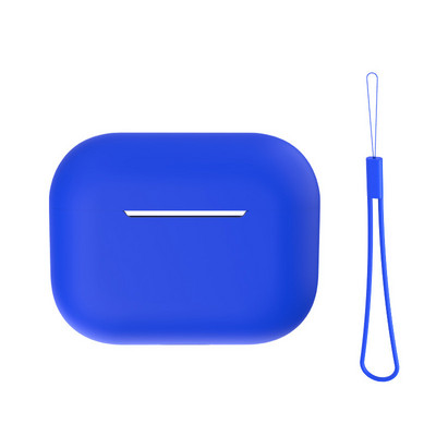 Za Airpods Pro 2 Silikonsko kućište s uzicom Obična boja Poklopac za slušalice Za Apple Air Pod Pro 2 Generation Pro2 2022 Futrola Funda