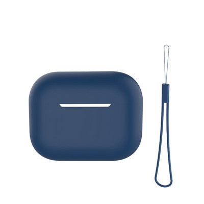 Za Airpods Pro 2 Silikonsko kućište s uzicom Obična boja Poklopac za slušalice Za Apple Air Pod Pro 2 Generation Pro2 2022 Futrola Funda