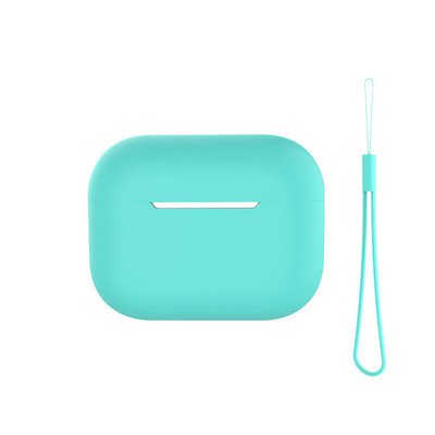 Za Airpods Pro 2 Silikonsko kućište s uzicom Obična boja Poklopac za slušalice Za Apple Air Pod Pro 2 Generation Pro2 2022 Futrola Funda