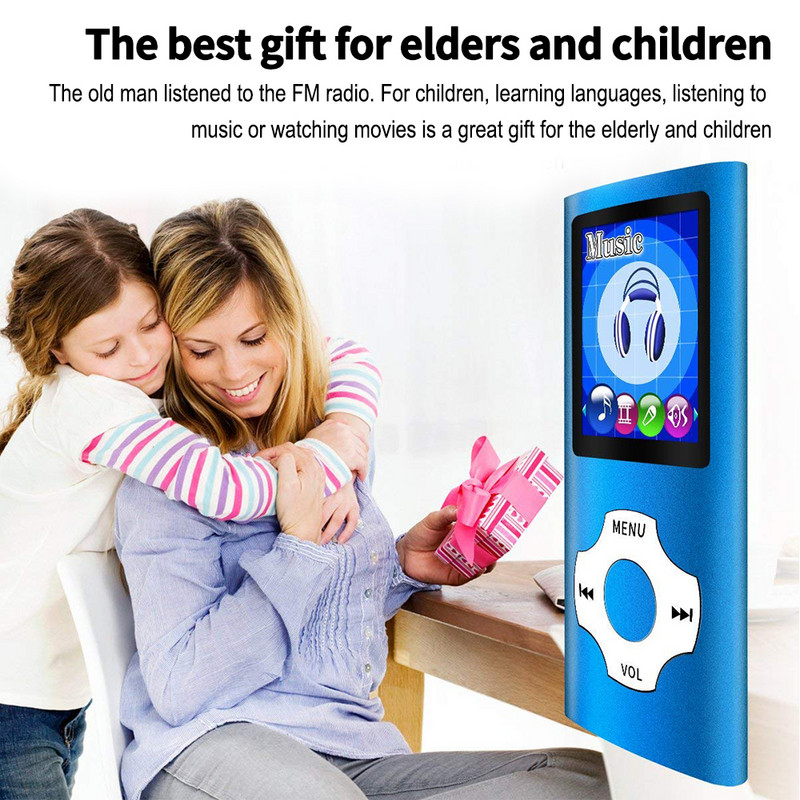 Player media digital MP4 Radio portabil FM Txt E-Book Player MP3 ultrasubtire Player muzical Recorder audio Audio Cadou pentru copii