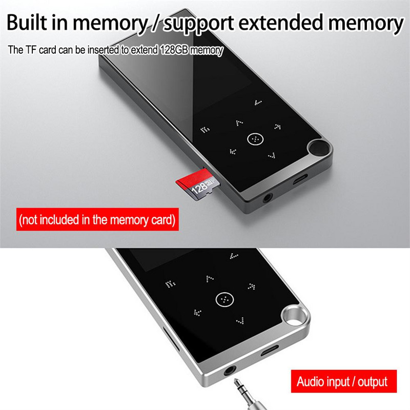 Prijenosni uređaj za reprodukciju igara 2.4" zaslon FM radio Bluetooth kompatibilan 5.0 mp3 uređaj za reprodukciju glazbe Hifi audio rekorder za e-knjige MP4 video zvučnik