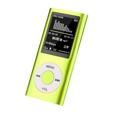 Sport Aranyos FM rádiókártya Mp3 Mp4 lejátszó hordozható 1,8" LCD-vel, zenei videó média Mp3 lejátszók iPod stílusú színes képernyőhöz
