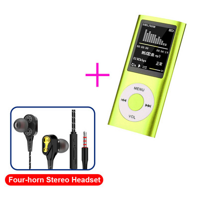 Sport Aranyos FM rádiókártya Mp3 Mp4 lejátszó hordozható 1,8" LCD-vel, zenei videó média Mp3 lejátszók iPod stílusú színes képernyőhöz