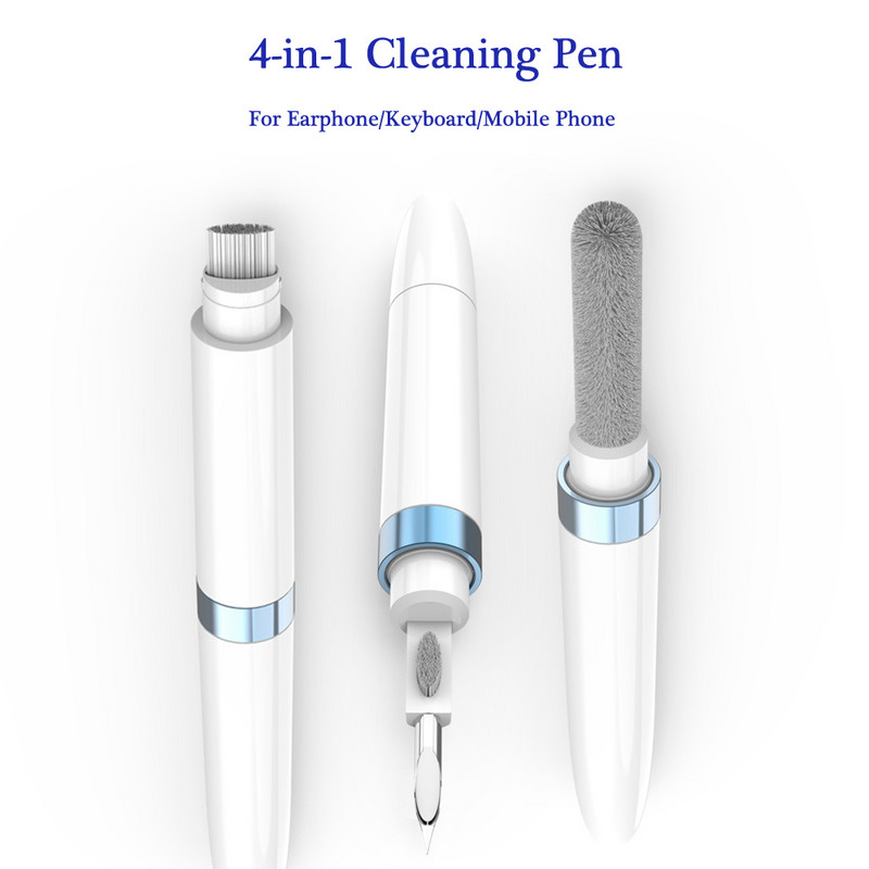 4 az 1-ben Bluetooth fülhallgató tisztító toll ecsetkészletek Airpods Pro 1 2 fülhallgatótok-tisztító készlet Air Pods Xiaomi Airdots 3-hoz