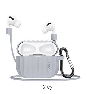 HOCO torbica za slušalice za Apple Airpods pro Mekana silikonska navlaka šareni ultra tanki zaštitnik za Air pods pro torbica Anti-lost konop