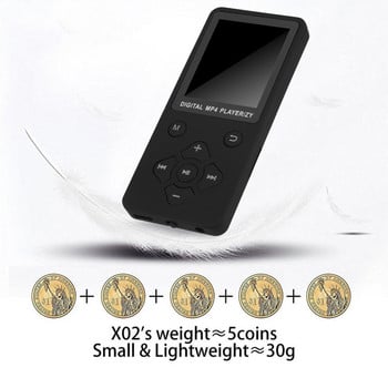 Φορητό Bluetooth Mp3 Mp4 player Έγχρωμη οθόνη Fm Ραδιόφωνο Παιχνίδια βίντεο Amv Χαρακτηριστικά ταινίας Περιήγηση φωτογραφιών Ενσωματωμένο μικρόφωνο