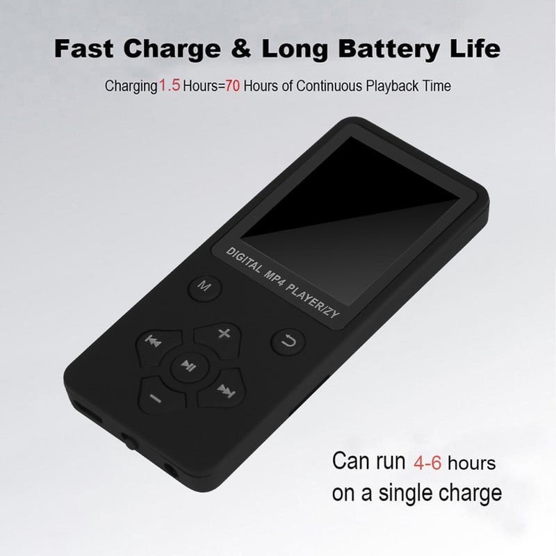 Player portabil Bluetooth Mp3 Mp4 Ecran color Radio FM Jocuri video Amv Funcții film Navigare fotografii Microfon încorporat