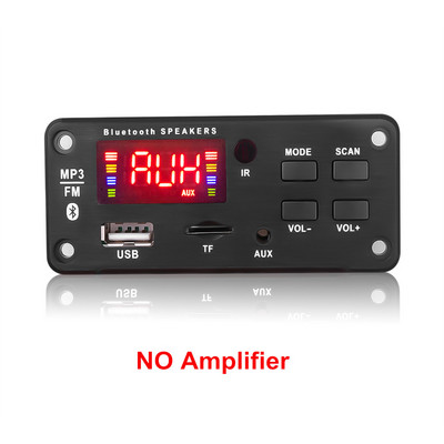 KEBIDU 12v*50W Ενισχυτής Bluetooth V5.0 MP3 Αποκωδικοποιητής Πίνακας Έγχρωμη οθόνη Αυτοκινήτου Συσκευή αναπαραγωγής MP3 Μονάδα εγγραφής USB Ραδιόφωνο FM AUX