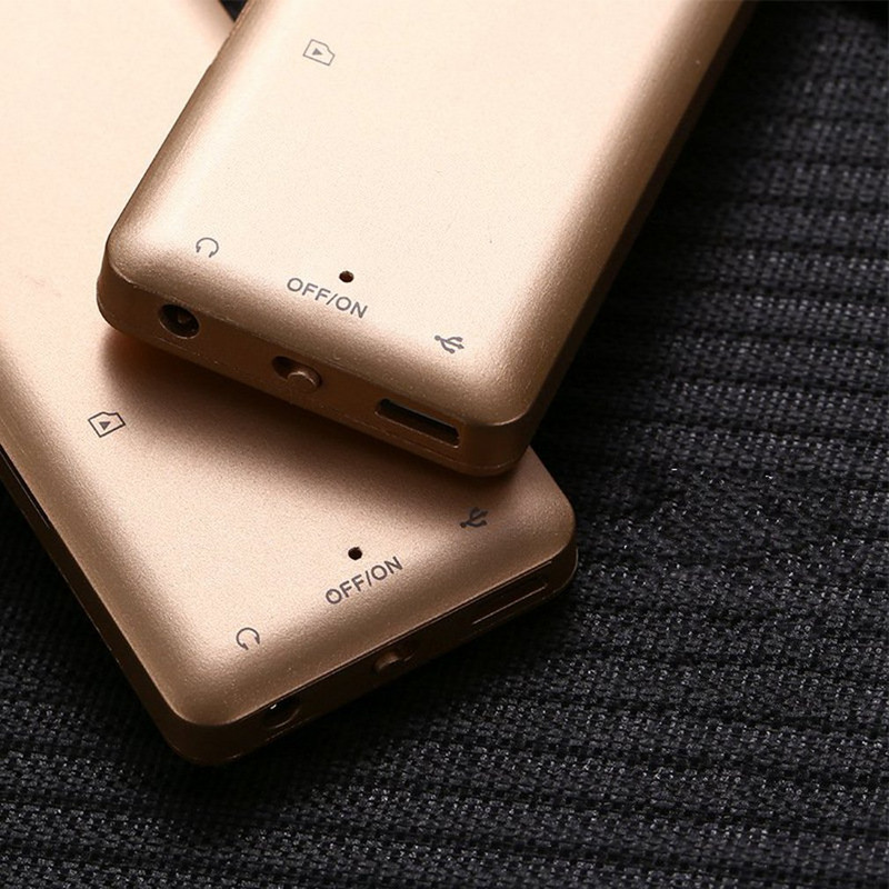 T1 vezeték nélküli könnyű MP3 MP4 zenelejátszó képernyővel Ultravékony hordozható minilejátszó, állítható mód gombtípus