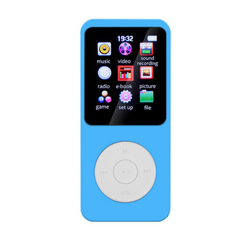 Έγχρωμη οθόνη 1,8 ιντσών E-Book Walkman συμβατό με Bluetooth 5.0 Εγγραφή ήχου Υποστήριξη κάρτας TF Music Player Walkman για Windows XP
