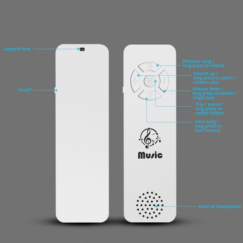 Mini zenelejátszó Hordozható USB Mini Mp3 zenelejátszó Professzionális HiFi Sztereó Zene MP3 lejátszó Professzionális HiFi Sztereó ZeneMP3