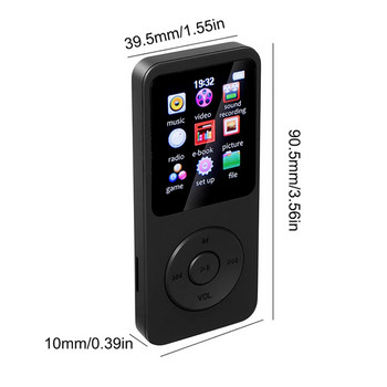 Γνήσια συσκευή αναπαραγωγής μουσικής Mini MP3 Φορητή συσκευή αναπαραγωγής βίντεο Mp4 Ηχείο Bluetooth με στυλό εγγραφής ραδιοφώνου Fm E-Book Walkman Student