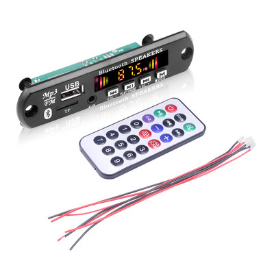 6W pojačalo MP3 ploča dekodera DC 5V bežični Bluetooth 5.0 MP3 player audio automobila FM radio modul snimanje poziva za zvučnik