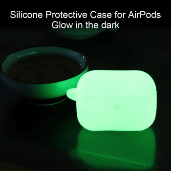 Για Apple Airpods 3 Pro 2 Case Protective Case Φωτεινή θήκη σιλικόνης για AirPods Pro 2 3 Λάμπει σε σκούρο κουτί προστασίας ακουστικών