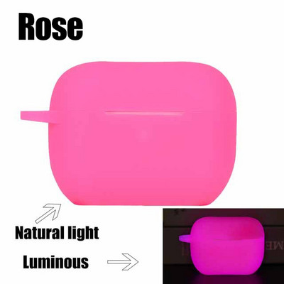 Pentru Apple Airpods 3 Pro 2 Husă de protecție Husă luminoasă din silicon pentru AirPods Pro 2 3 Cutie de protecție pentru căști care strălucește în întuneric